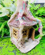 Load image into Gallery viewer, Fairy Cottage house tree
