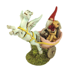 Garden Gnome with Pegasus