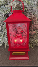 Load and play video in Gallery viewer, 17.5cmH 9cmW Snow Lantern With LED Music
