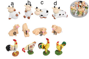 MINIATURE CRAFT FARMYARD Assorted designs