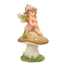 Load image into Gallery viewer, Flower Garden Fairy on Mushroom – 3 Assorted
