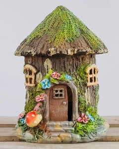 Solar Fairy Hut 18cm 15cmW