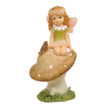 Load image into Gallery viewer, Flower Garden Fairy on Mushroom – 3 Assorted
