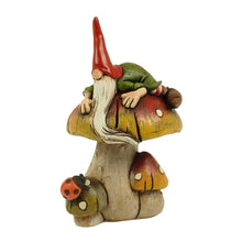 Load image into Gallery viewer, Garden Gnome on Mushroom
