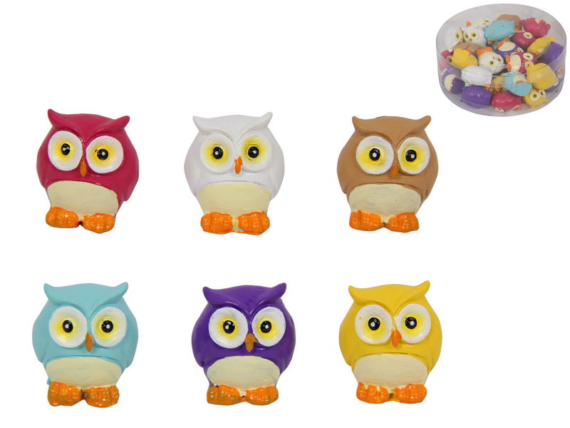 MINIATURE OWL 6 ASSTD