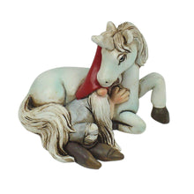 Load image into Gallery viewer, Garden Gnome with Unicorn
