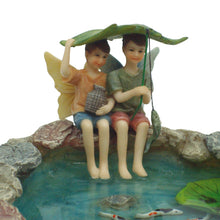 Load image into Gallery viewer, Fishing Fairy Friends – (Boy Fairies) 7cmH
