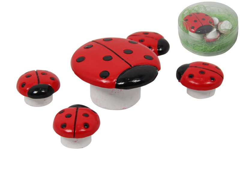 MINI LADYBUG TABLE AND CHAIRS SETS (4 Chairs & 1 Table in set, boxed