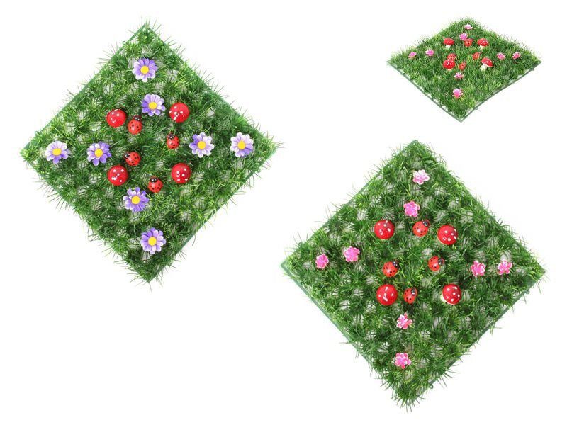 25X25CM MINI FAIRY GARDEN GRASS 2 ASSTD