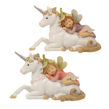 Load image into Gallery viewer, Flower Garden Fairy Sleeping w/Unicorn
