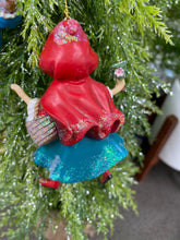 Load image into Gallery viewer, Red riding hood and Wolf Christmas ornaments (pair)
