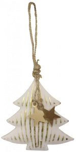 Hanging Tree Rib Gold Stars/Tree