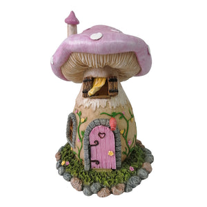 Mushroom House w/Opening Door – Red/Lilac