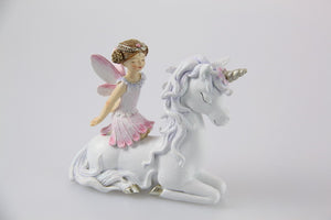 10CM SITTING FAIRY/UNICORN FRIEND 2 ASSTD