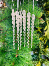 Load image into Gallery viewer, 14cmL pack of 6 icicle drop ornaments
