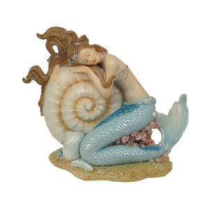 Mermaid Sleeping on Shell 14cm