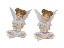 Load image into Gallery viewer, 9CM SITTING FAIRY WITH FLOWERS
