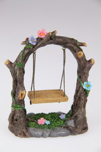 11CM FAIRY GARDEN SWING WITH SEAT