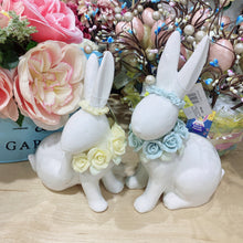 Load image into Gallery viewer, CERAMIC RABBIT W/FLOWER
