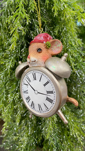 Hickory Dickory Mouse hanging ornaments