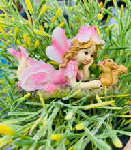 Load image into Gallery viewer, Flower Garden Fairy w/Squirrel
