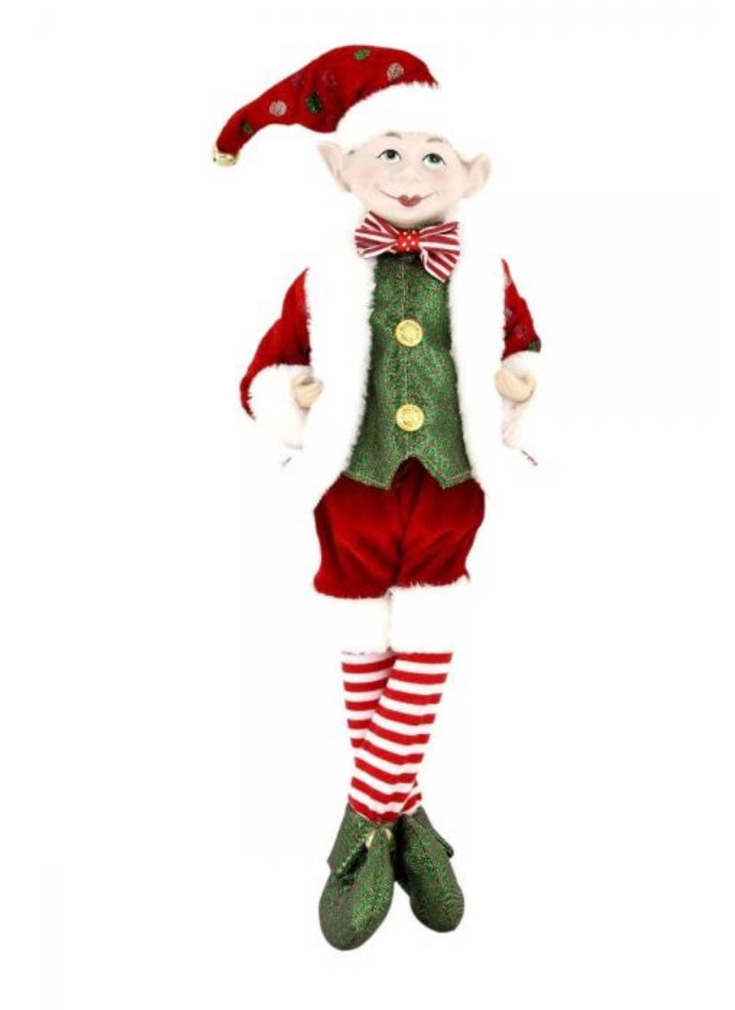 41cm Red and green Elf