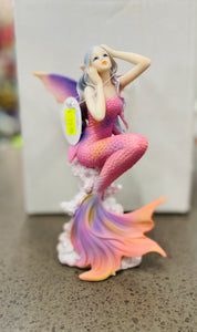 Winged mermaid 20cmH