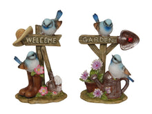 Load image into Gallery viewer, 16CM BLUE BIRDS IN GARDEN 2 ASSTD
