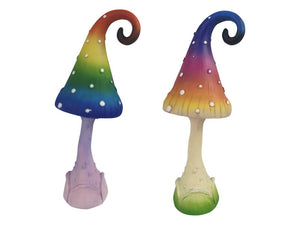 15cm RAINBOW COLOURED FAIRY MUSHROOM 2