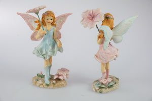 16CM FOREST FAIRY HOLDING FLOWER 2 ASSTD