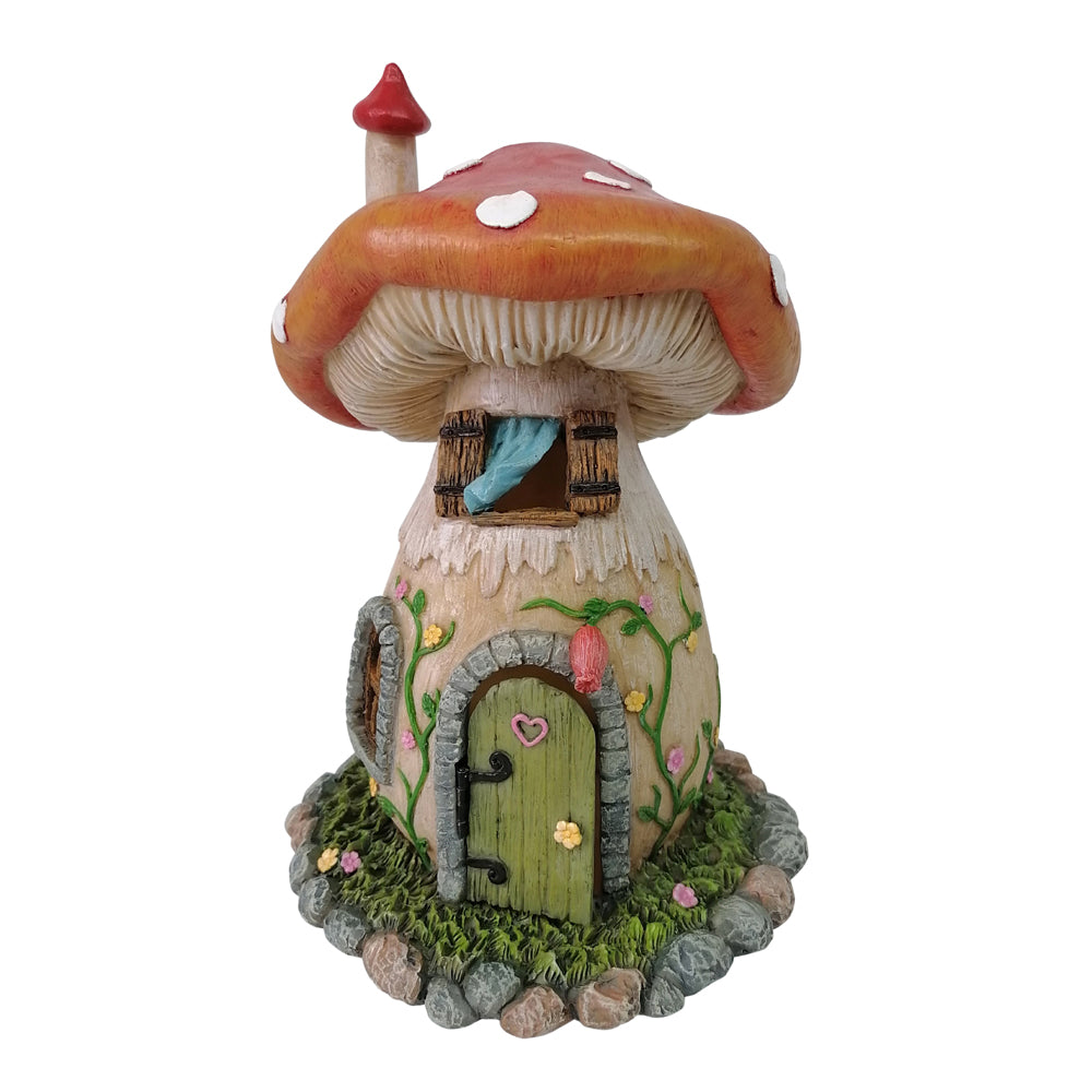 Mushroom House w/Opening Door – Red/Lilac