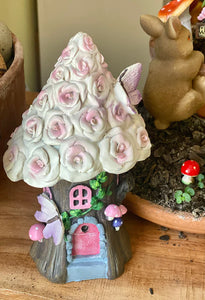 19cm Fairy Garden Rose House