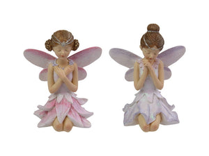 12CM KNEELING FLOWER FAIRY PRINCESS 2 ASSTD