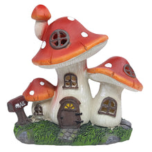 Load image into Gallery viewer, Solar Red Mushroom Fairy House
