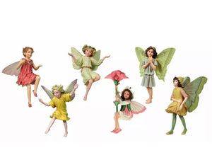 6 assorted fairies inspired by artist Cicely Mary Barker