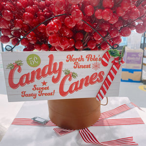 CANDY CANES STORE SIGN