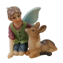 Load image into Gallery viewer, Fairy Ethan w/Deer
