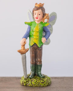 FAIRY PRINCE GREEN/PURPLE 8CM