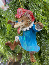 Load image into Gallery viewer, Red riding hood and Wolf Christmas ornaments (pair)
