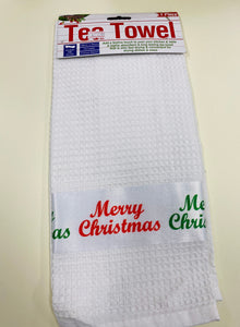 Christmas tea towel