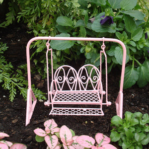 Fairy Garden Furniture – Metal Swing