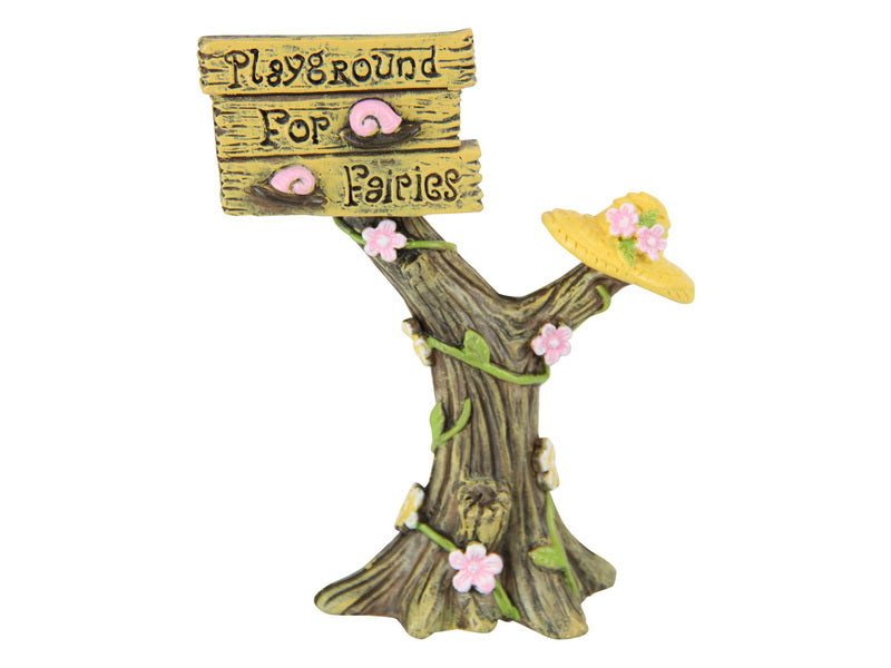 11cm Fairy Garden Playground Sign FAIGPLAY