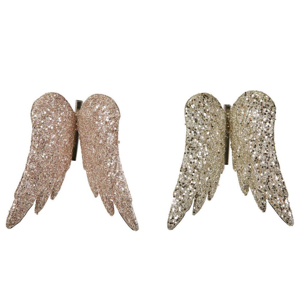 Pack of 4 clip on angel wings