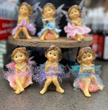 Load image into Gallery viewer, 10cm sitting fairies 6 assorted
