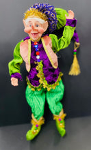 Load image into Gallery viewer, 45cm Pose-able Elf green purple gold
