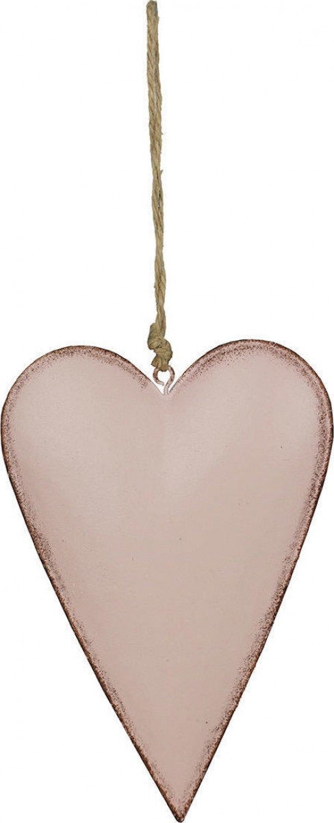 Hanging Heart Baby Pink Small