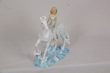 Load image into Gallery viewer, 18CM GIRL ON ICE HORSE RIDING WAVES
