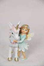 Load image into Gallery viewer, 9CM FAIRY AND UNICORN WITH FLOWERS
