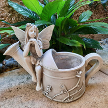 Load image into Gallery viewer, Garden Fairy Plant Pot – Watering Can
