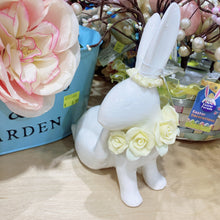 Load image into Gallery viewer, CERAMIC RABBIT W/FLOWER
